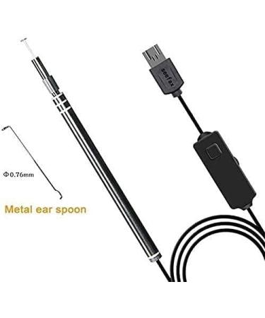 Yannies Ear Wax Removal Endoscope | USB Otoscope Ears Camera HD | 5.5mm Visual Ear Scope Camera | Ear Pick | 6 LED Lights | Compatible with iPhone, iPad, Android - Buy Online on GoSupps.com