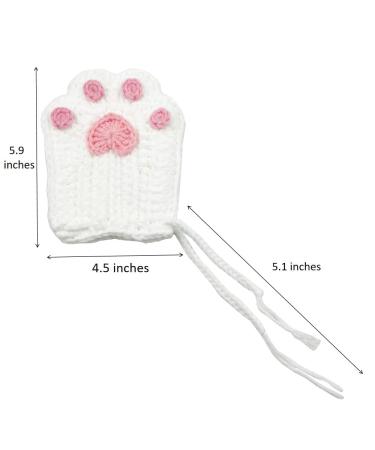 Handmade Cat Mom Gifts | Crocheted Cat Paw Soap Bags | Natural Cotton Soap Savers - Buy Online on GoSupps.com