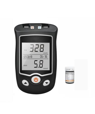 WFXXZL Uric Acid Strips Diabetes Tester Uric Acid and Blood Glucose Meter Kit (Size : 50*Uric Acid Test Strips+Detector)