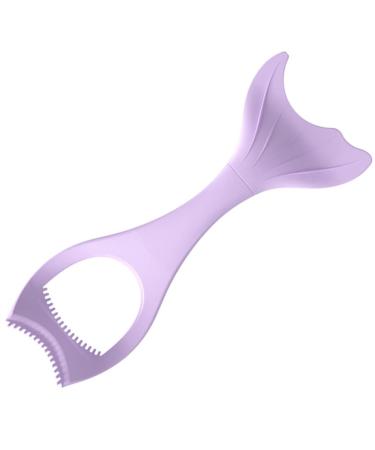 Beaupretty Shaper Make Reusable Professional Applicator Mascara Stencils Multi-function Aid Shield Guard Supplies Pads Tail with Eyeliner Tool Violet for Wear-resistant Comb Eyeliner Guard 15X5.7CM Violet