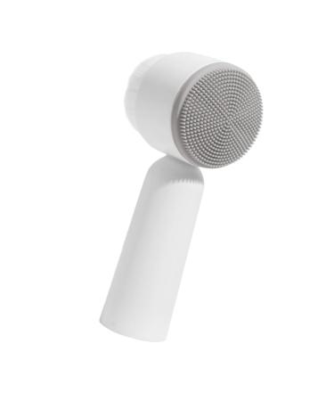 FRCOLOR Silicone Brush Cleansing Brush Face Brush Grey 5.5X12.5cm