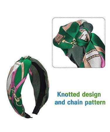 Hbselect 4-Pack Vintage Satin Hair Bands - Korean Retro Knotted Headbands for Women - Buy Online on GoSupps.com