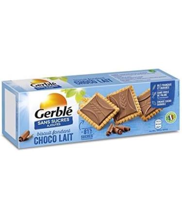 GERBL - Dark Chocolate Biscuit Milk No Added Sugar 125G - Pack of 3 - best offer - Buy Online on GoSupps.com