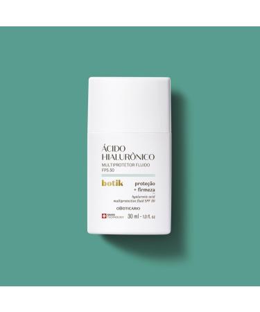  O BOTICARIO O Botic rio Botik Hyaluronic Acid Multiprotective Fluid SPF 50 Protects Moisturizes and Prevents Loss of Skin Firmness Moisturises for up to 48 Hours Dry Touch 30 ml - Buy Online on GoSupps.com