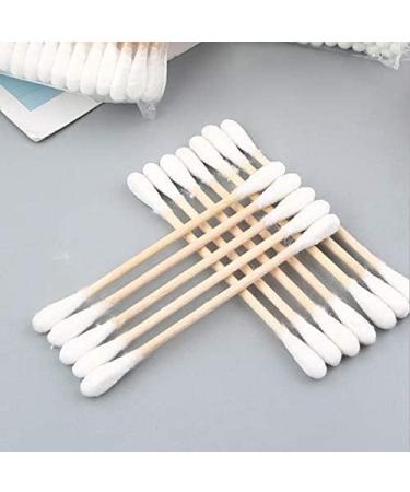 Bee & Flow 400 Pcs Bamboo Cleaning Sticks | Double-Head Wooden Cotton Buds for Makeup Ear Care & Wound Cleaning - Eco-Friendly & Durable - Buy Online on GoSupps.com