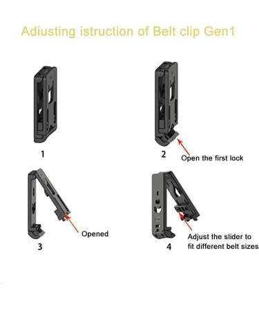 EFLUKY Universal Magazine Holster for Walther HK CZ Glock and Sig Sauer - Adjustable 60 Belt Clip for 9mm Softair Magazines - Buy Online on GoSupps.com