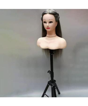 Fomiyes Female Mannequin Doll - Cosmetology & Hairstyling Practice Head Model for Hairdressers - Buy Online on GoSupps.com