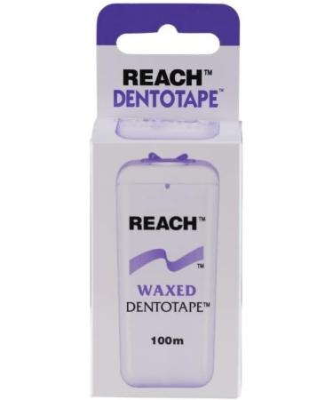 Johnson & Johnson Reach Dentotape Waxed 100m - Pack of 6 | Ideal Dental Floss for Effective Oral Care Worldwide - Buy Online on GoSupps.com