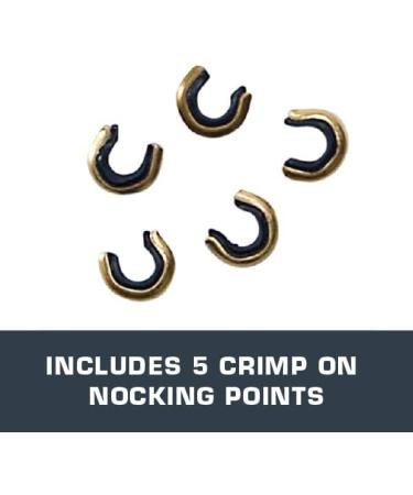 Allen Crimp-On Bowstring Nocking Points (Pack of 5) for Compound & Recurve Bows - Buy Online on GoSupps.com