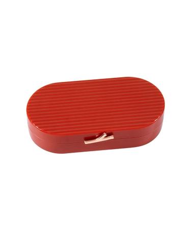 Nail Clippers Set Built-in Nail File Portable Nail Clippers Sharp Nail Clippers Man and Woman Home Use 6-Piece Green Red (Color : B)