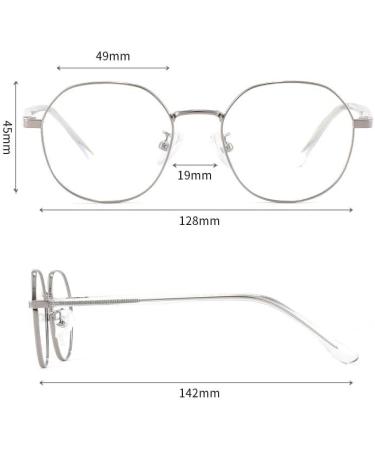 Shop Fuqinqingoz Retro Anti-Blue Light Reading Glasses - Glare-Free Computer Glasses for Men & Women | Size +300 Color C3 - Buy Online on GoSupps.com