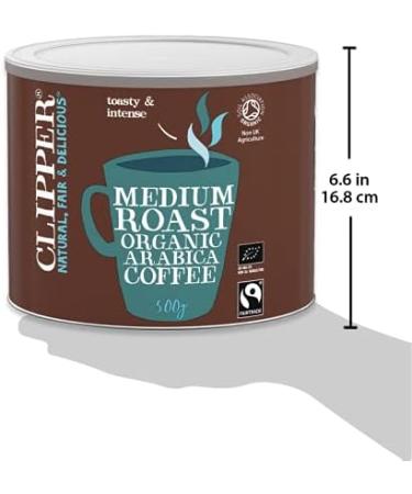 Clipper Organic Medium Roast Arabica Coffee | Instant Coffee | 500g Refill | Gourmet Coffee | Sustainable & Fairtrade Coffee by Clipper Teas | Ethically Sourced & Eco Conscious Blends FLAVOR 2 single - Buy Online on GoSupps.com