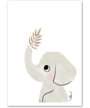 Lulupila Nursery Decor Poster Set - Animal Motifs Forest Animals for Boys & Girls - A4 Children's Wall Art Prints - Set of 6 - Buy Online on GoSupps.com