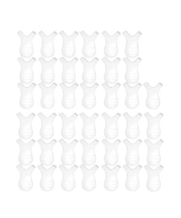 40 x Plastic transparent Y comb for lash lift Y shape comb for brow lamination tool for brow lamination/eye lash lifting eyelash lift brush eye lash lift kit tool