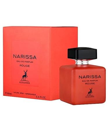 dk ALHAMBRA NARISSA ROUGE 100ml | LUXURY LONG LASTING FRAGRANCE | PREMIUM IMPORTED FRAGRANCE SCENT FOR MEN AND WOMEN | PERFUME GIFT SET | ALL OCCASION (Pack of 1)
