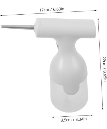 Gogogmee 1 Set Electric Frother Foam Body Wash Facial Face Wash Cleansing Shampoo Face Household Cleaning Tools Plastic Foaming Maker Bubbling Supply Abs.pp.silicone White - Buy Online on GoSupps.com