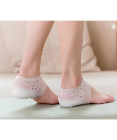 Shop Invisible Height Increase Insoles for Men & Women - Silicone Concealed Breathable Socks - 2.5 cm Heel Lift - Buy Online on GoSupps.com