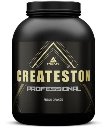 Peak Createston Professional - 3150g taste Fresh Orange I Post Workout I all in one I over 90 key substrates I with whey hydrolysate & whey isolate i creatin akg i carbohydrate matrix
