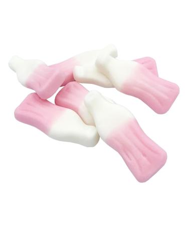 Just Treats Strawberry Milkshake Bottles (1kg Party Bag) Mega Strawberry Milkshake 1kg Party Bag