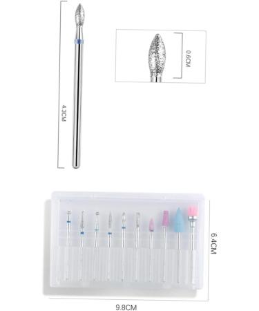 POPETPOP 2 Sets 10pcs Manicure Drill Bits Nail Manicure Pedicure Tools Nail Grinding Head Nail Drill Bit Nail Drill Tool Polishing Manicure Drill Nail Painting Kit Stick Clean Mx2pcs As Shownx2pcs - Buy Online on GoSupps.com
