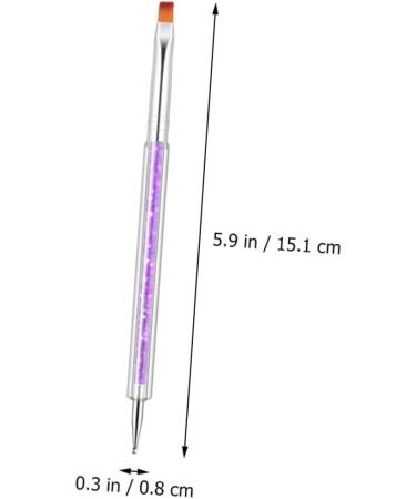 Beaupretty Portable Nail Tools Sets Nail Pen Wear- resistant nail art liner brush 2- way dotting nail painting nail building gel Wear-resistant Dotting double head Nail supplies abs - Buy Online on GoSupps.com