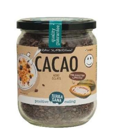 Terrasana Raw cacao nibs in glas 230 gram