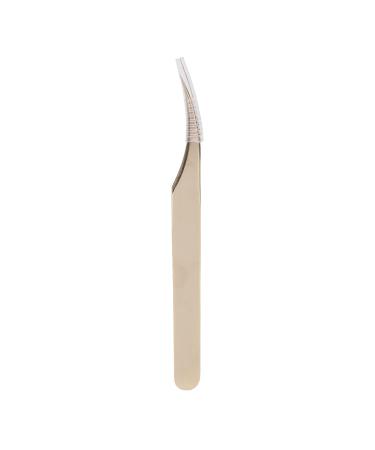 Professional Stainless Steel Eyelash Extension Tweezers - Curved for Voluminous Applications - Buy Online on GoSupps.com