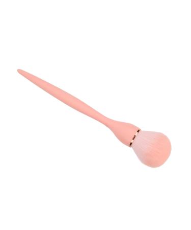 Blush Brush Powder Makeup Brush Safe Synthetic Fiber Cosmetic Tool Portable for Powder Room (Pink)