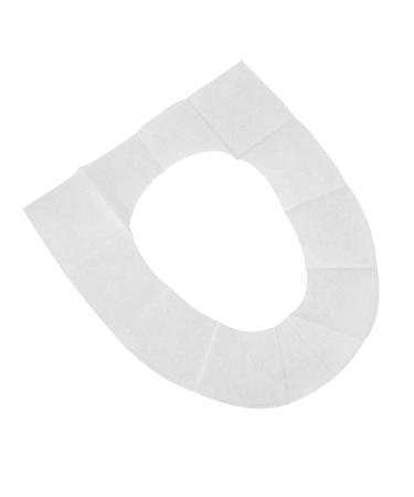 Disposable Toilet Seat Covers 50 Packs Non-Woven Individually Wrapped Clean Safe Skin-Friendly Convenient Soft Non-Slip Moisture-Resistant Suitable for Travel and Business Trips