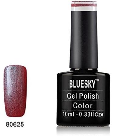 Bluesky GEL NAILMPOLISH Burgundy with a lilac Shimmer/Grey Shimmer Patina Buckle Craft Culture Autumn Winter Color 80625 UV LED Soak Off 10ml - Buy Online on GoSupps.com