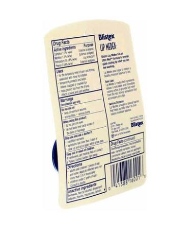 Blistex Lip Medex .38oz - Soothing Lip Balm for Dry Lips - Buy Online on GoSupps.com
