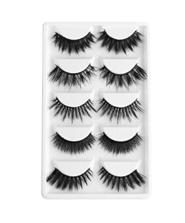 Buy New Mink 3D Eye Lashes - Lot of 5 Mixed Criss Cross Pattern Eyelash Extensions for Stunning Eyes | International Shipping Available - Buy Online on GoSupps.com