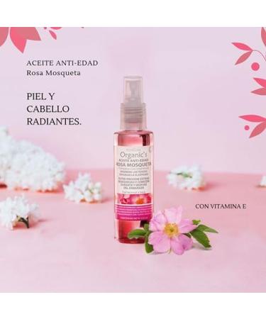 Florigan Organic's Rosehip Oil Natural Skin Care Anti-Wrinkle Treatment 4.22 Fl oz/Aceite de Rosa mosqueta 125 ml - Buy Online on GoSupps.com