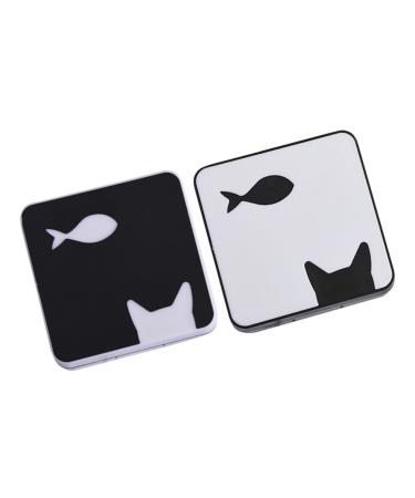 Solustre - Eyes lens storage box 2st lensetui lens tank lens tank organizer Storage container for lens care colored contact lenses - eye lenses Storage container