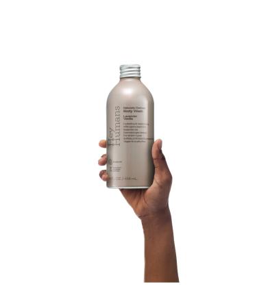 HEY HUMANS Lavender Vanilla Body Wash - 14 fl oz - Hydrating Formula - Buy Online on GoSupps.com