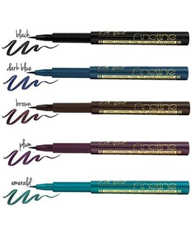 L.A. Girl Fineline Eyeliner Black 0.037 Ounce - Precise and Long-Lasting Eyeliner for Defined Eyes - Buy Online on GoSupps.com