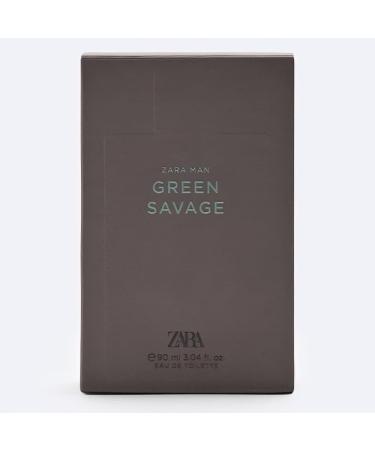 Zara Man Green Savage Cologne for Men EDT Eau De Toilette 90 ML (3.04 FL OZ) - Buy Online on GoSupps.com