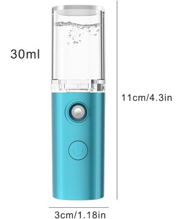 dijiusidy Plastic Facial Sprayer Mini Portable Cold Mist LED USB Charging Face Humidifier Office Hotel Hiking Nebulizer Skin Care - Buy Online on GoSupps.com