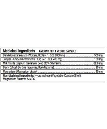 Water B Gone Diuretic Pills for Women - Reduce Water Retention, Bloating & PMS - 60 Vegan Capsules - Buy Online on GoSupps.com