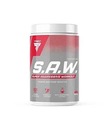 Trec Nutrition S.A.W.Muscle building Maximized Focus and Massive Pump Energy Sport Creatine Bodybuilding 400g Dose (Black Currant Lemon-Black Currant-Lemon - Buy Online on GoSupps.com