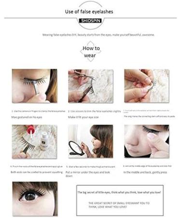 ZATTHU 3D Eyelashes 4 Pairs of Handmade Eyelashes Natural Thick Eyelashes Set Eyelash Eyelashes-G109 - Buy Online on GoSupps.com