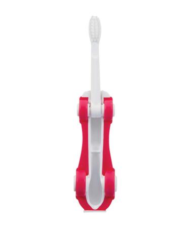Foldable Infant to Toddler Toothbrush - Pink | Easy Travel & Gentle Care for Growing Smiles - Buy Online on GoSupps.com