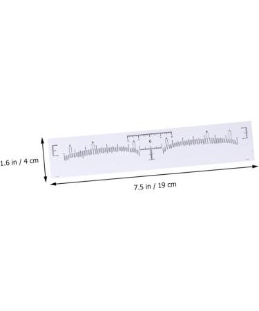SKISUNO Disposable Gauge 120pcs Brow Ruler Eyebrow Shaping Measure Makeup Stickers Tools Mini Measure Tool Caliper Disposable - Buy Online on GoSupps.com