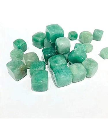 Natural Green Strawberry Cube Quartz Crystal Tumbled Stones 10pc Obelisk