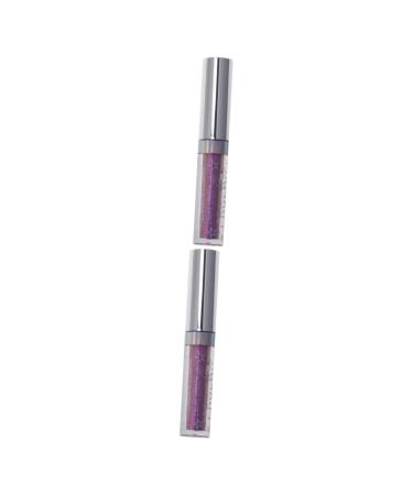 POPETPOP 2pcs purple eyeliner color eyeliner pearlescent eyeshadow liquid eyeliner cosmetic Symphony