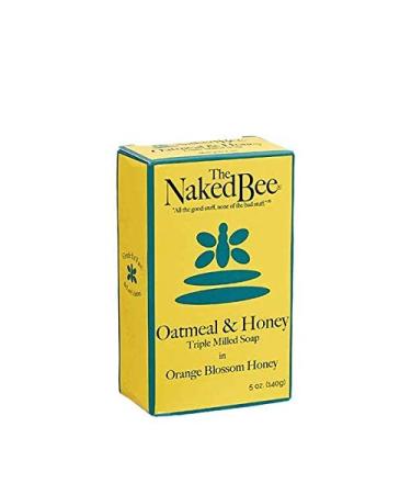 The Naked Bee Oatmeal & Honey Triple Milled Soap 5oz 3 Pack - Orange Blossom Honey - Buy Online on GoSupps.com