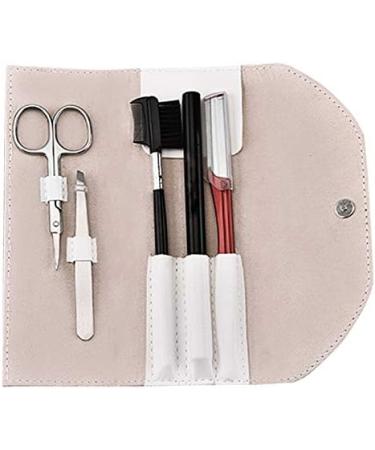 YSH Makeup Portable Stainless Steel Beauty Makeup Tools (Eyebrow Comb + Eyebrow Scissors + Eyebrow Knife + Eyebrow Clip + Eyebrow Brush) Kit Beauty Accessory - Buy Online on GoSupps.com