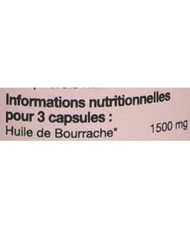 Organic Borage Oil - 60 capsules - Protected and hydrated skin - Buy Online on GoSupps.com