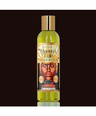 Lather Green - Queen s Lair Natural Body Oil Nourishes Skin for All Skin Types 4 oz - Buy Online on GoSupps.com