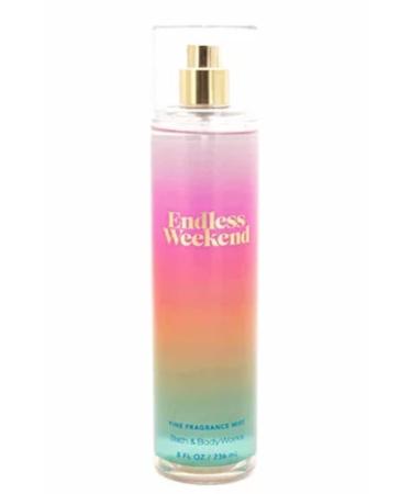 Bath & Body Works Endless Weekend Fine Fragrance Body Mist Spray 8 Ounce (Endless Weekend) 8 Fl Oz (Pack of 1)